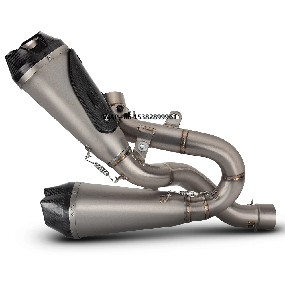 

For Panigale V4 V4S Exhaust Street Fighter V4 Full Section Titanium Alloy Exhaust
