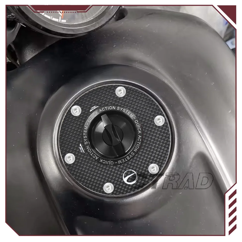 For Indian Scout/Bobber/Sixty 2016-2024 Motorcycle Quick Release Fuel Tank Cap Carbon Fiber Keyless Gas Oil Plug Airbox Cover