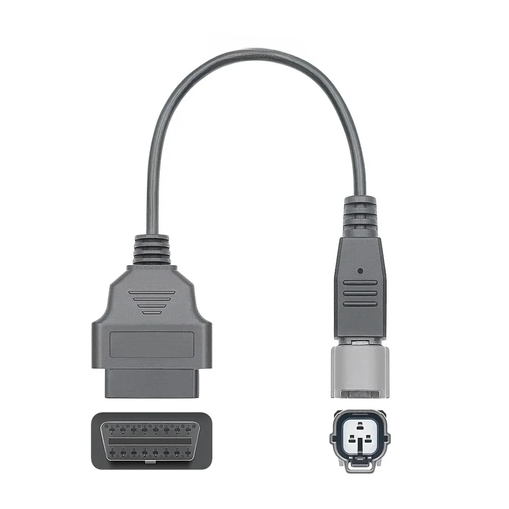 OBD 16PIN To 3-pin Connector for YAMAHA Jet Boat Mercury Marine Diagnostic Cable, 3-pin OBD 2 Scanner Wire Diagnostic Tool