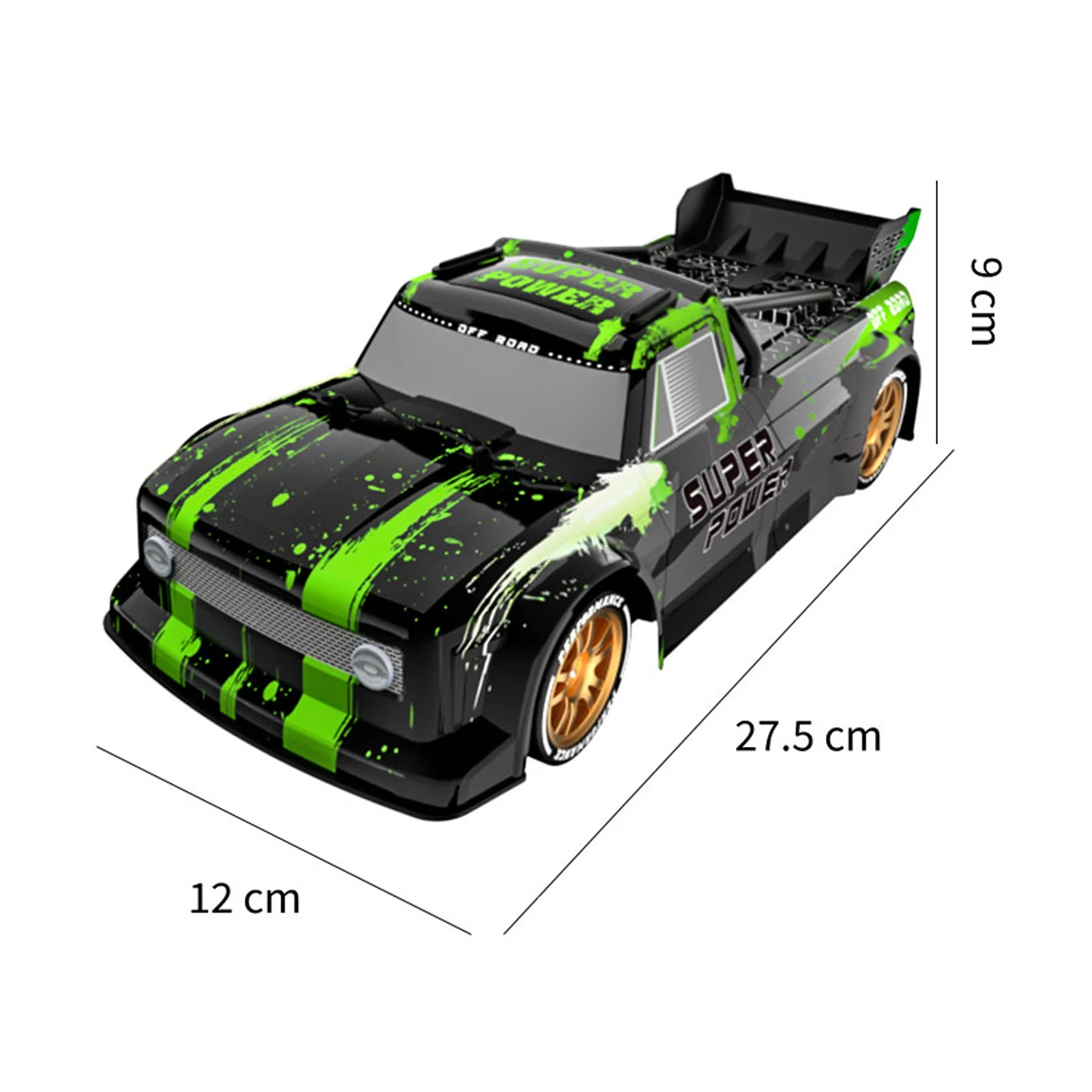 Carro de deriva de controle remoto carro de pulverização de controle remoto 1/16 carro de controle remoto 2.4ghz carro de corrida de controle remoto caminhão curto