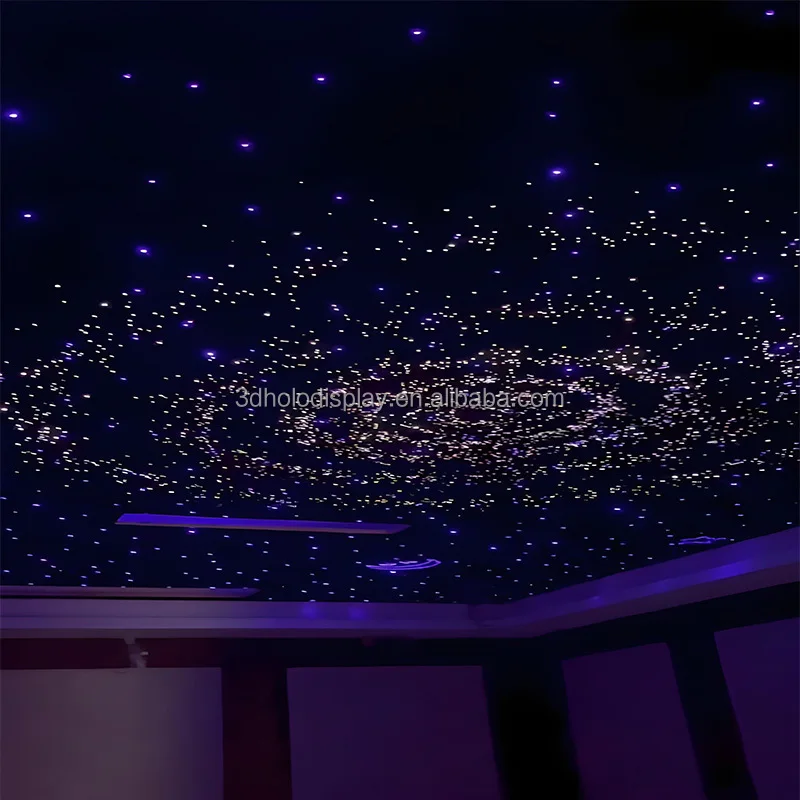 LED Fiber Optic Lights Starry Sky Ceiling Ambient Lighting for Bedrooms Home Theaters Vehicles-IP66 Rated Remote/App Control