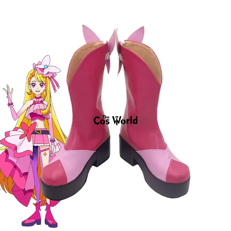 أحذية Pretty Cure Precure Hirogaru Sky Cure Butterfly Anime المخصصة للأحذية التنكرية
