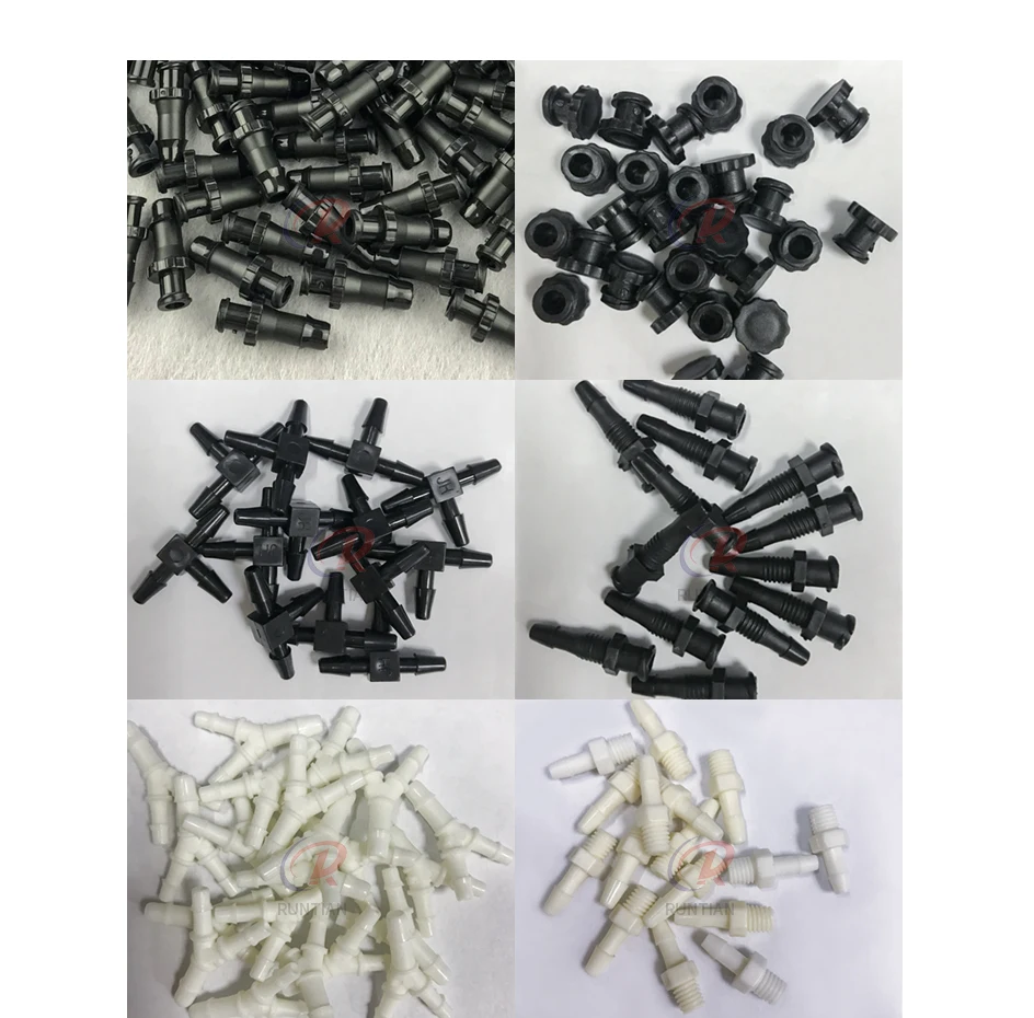 20 Stück Φ4mm 6mm Tintenschlauchverbinder Filteranschluss Tintenschlauchadapter für Tintenstrahldrucker T Y-förmiger Tintenschlauchadapter – Detail 5