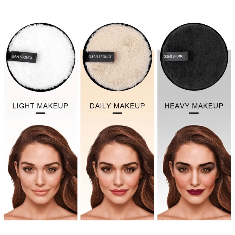 1pcs Makeup Remover Pads Cosmetics Reusable Face Towel Make-up Wipes Cloth Washable Cotton Pads Skin Care Cleansing Puff Tool