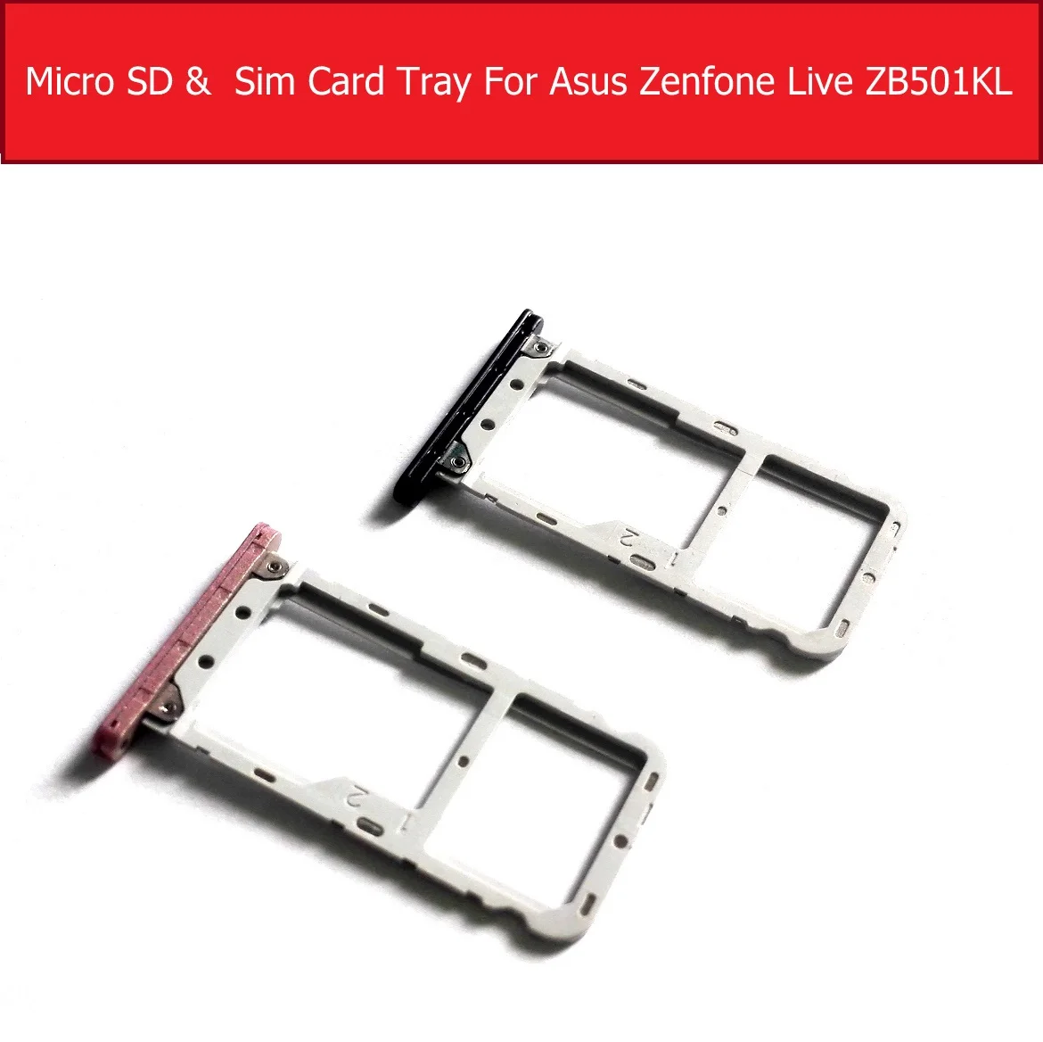 Genuine Sim Card Tray Slot For Asus Zenfone LIVE ZB501KL 5.0