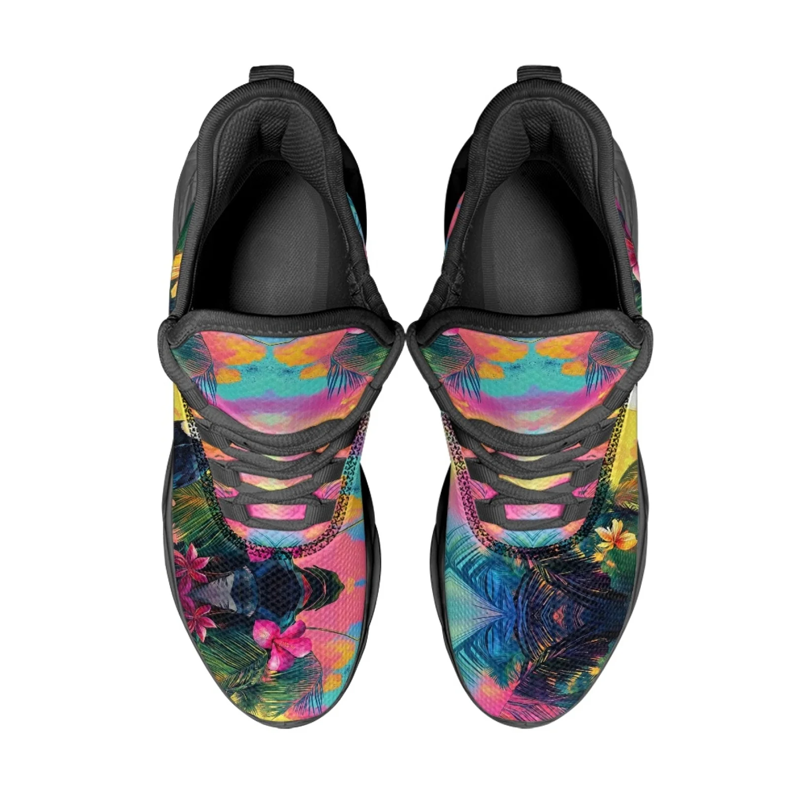 PENSTROLL PENSTROLL Tropical Puerto Rico Print Durable Running Shoes Fashion Sneakers for Men New Arrival Outdoor Fall Fashion