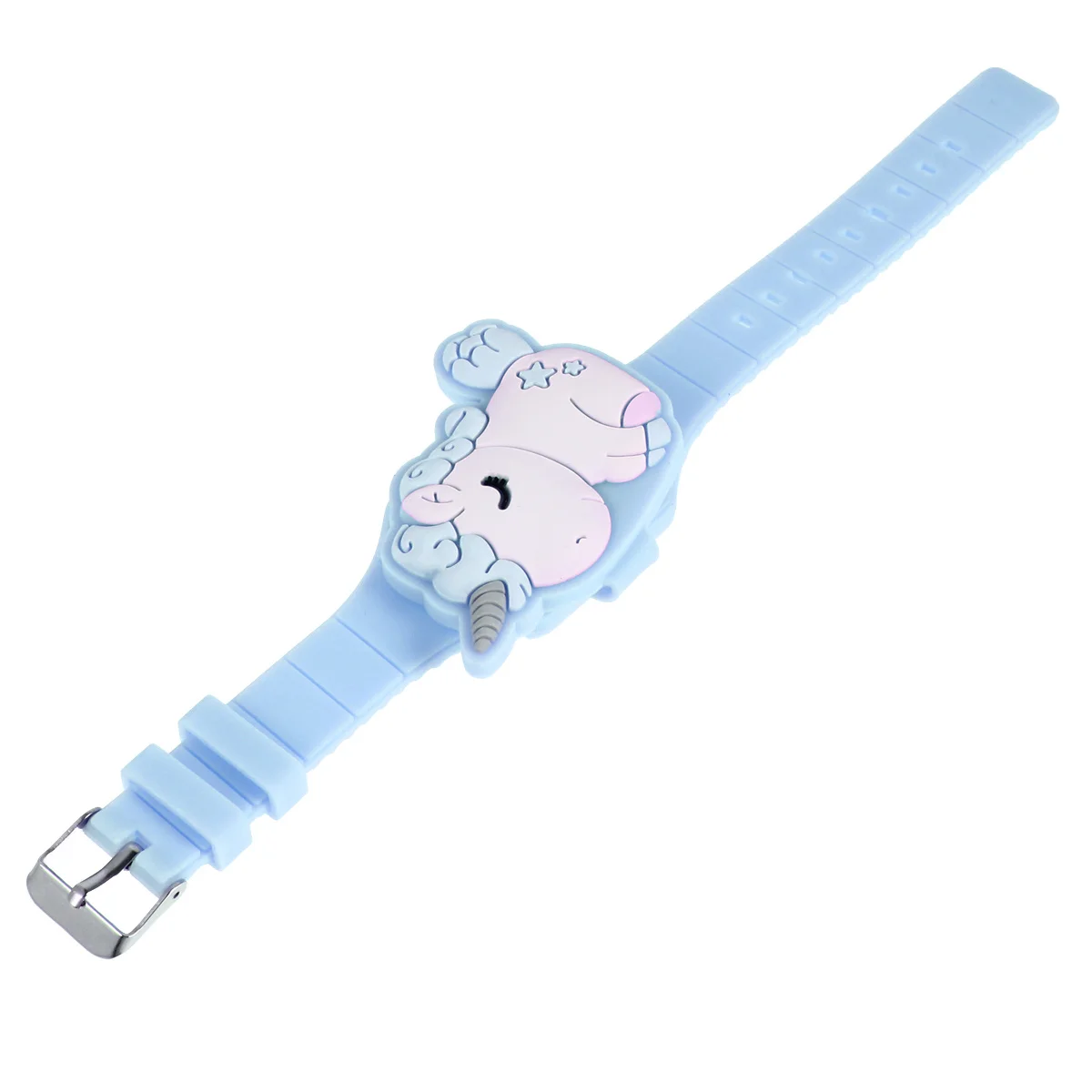 ساعة يونيكورن من السيليكون بتصميم صدفي كرتوني وشاشة لمس LED رقمية هدية عيد ميلاد مثالية لـ #1