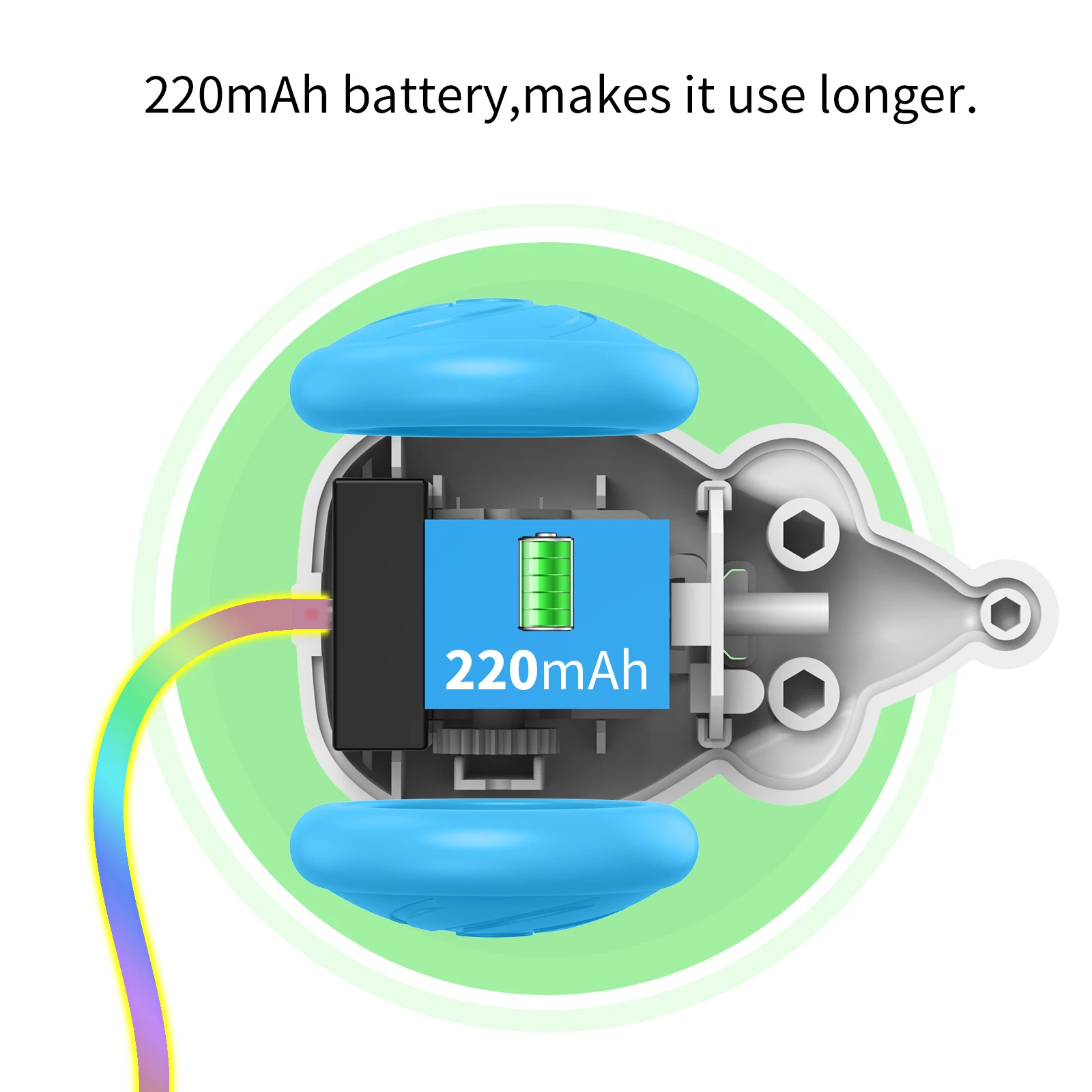 Cat Toys，Interactive Toy, Kitten Toys, Automatic Toy with Colorful LED Lights, Smart Electric Toys, USB Rechargeable