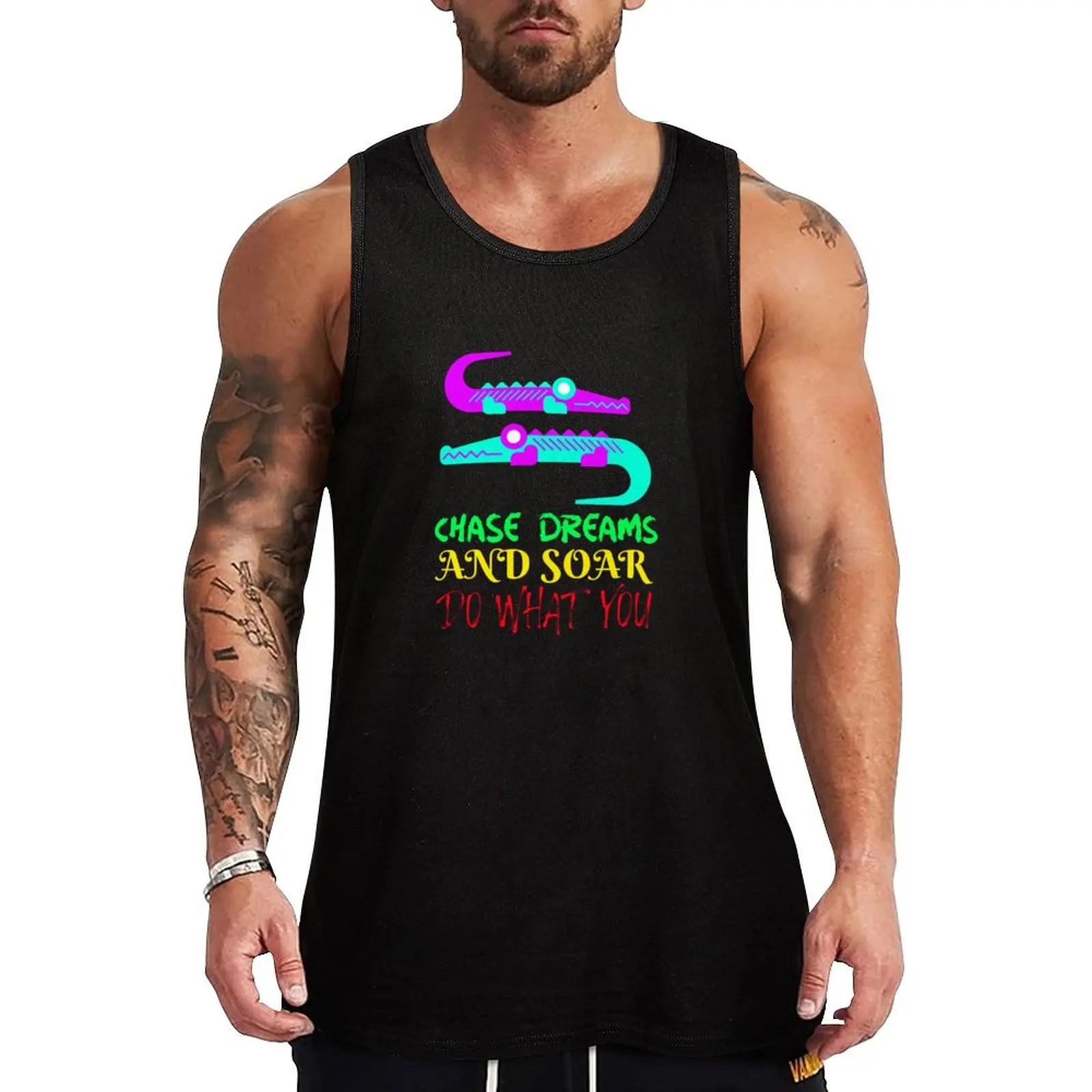 Chase Dreams and Soar Do What You Майка Спортивная одежда для мужчин хлопковые футболки мужская рубашка для бодибилдинга