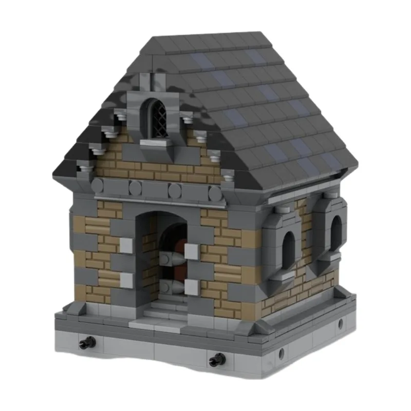 Blocs de construction d'entrepôt médiéval, forgeron/Distillerie de Rune/Architecture de boucher, briques créatives à monter soi-même, jouet pour enfants et adultes, cadeau