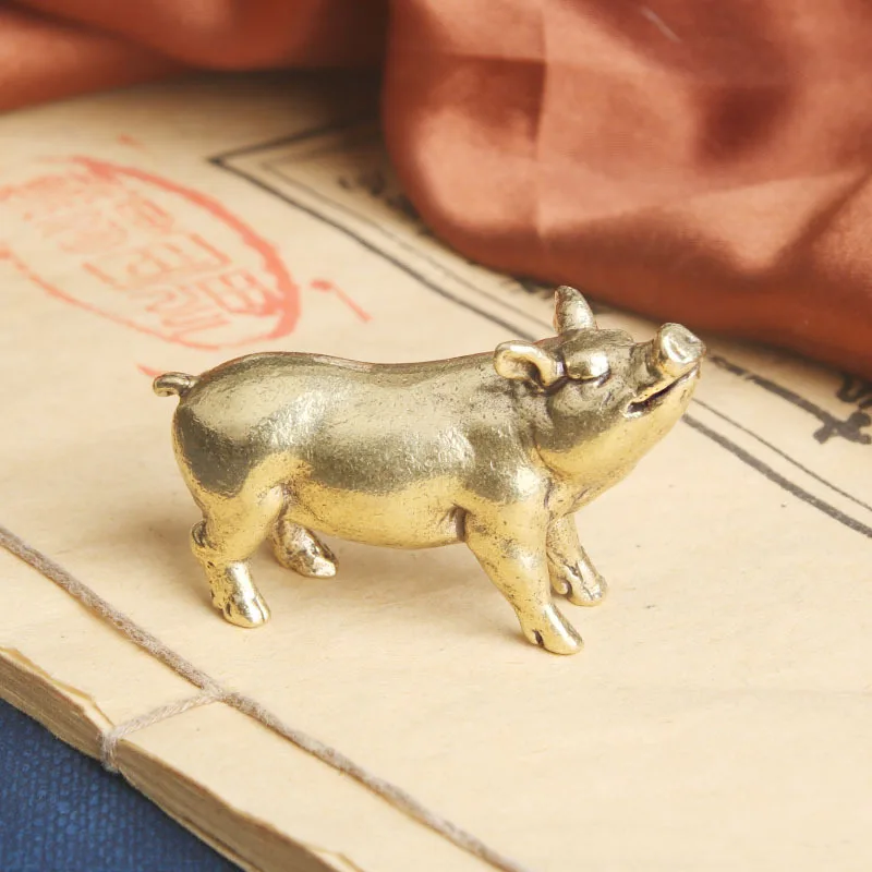 Solid Brass Pig Des…