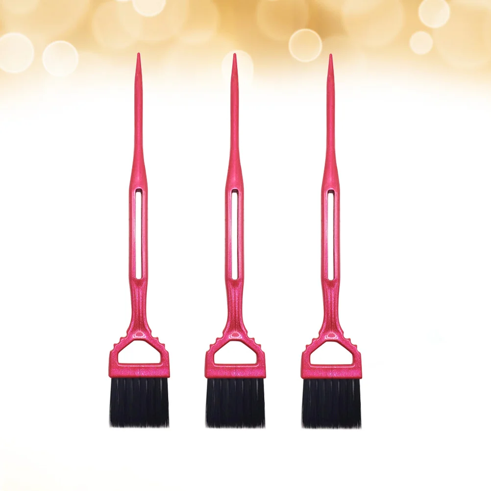 

3PCS Hair Dye Brushes PP Handle for Home Salon Use Excellent for Coloring Treatment Application Easy Hairstyle