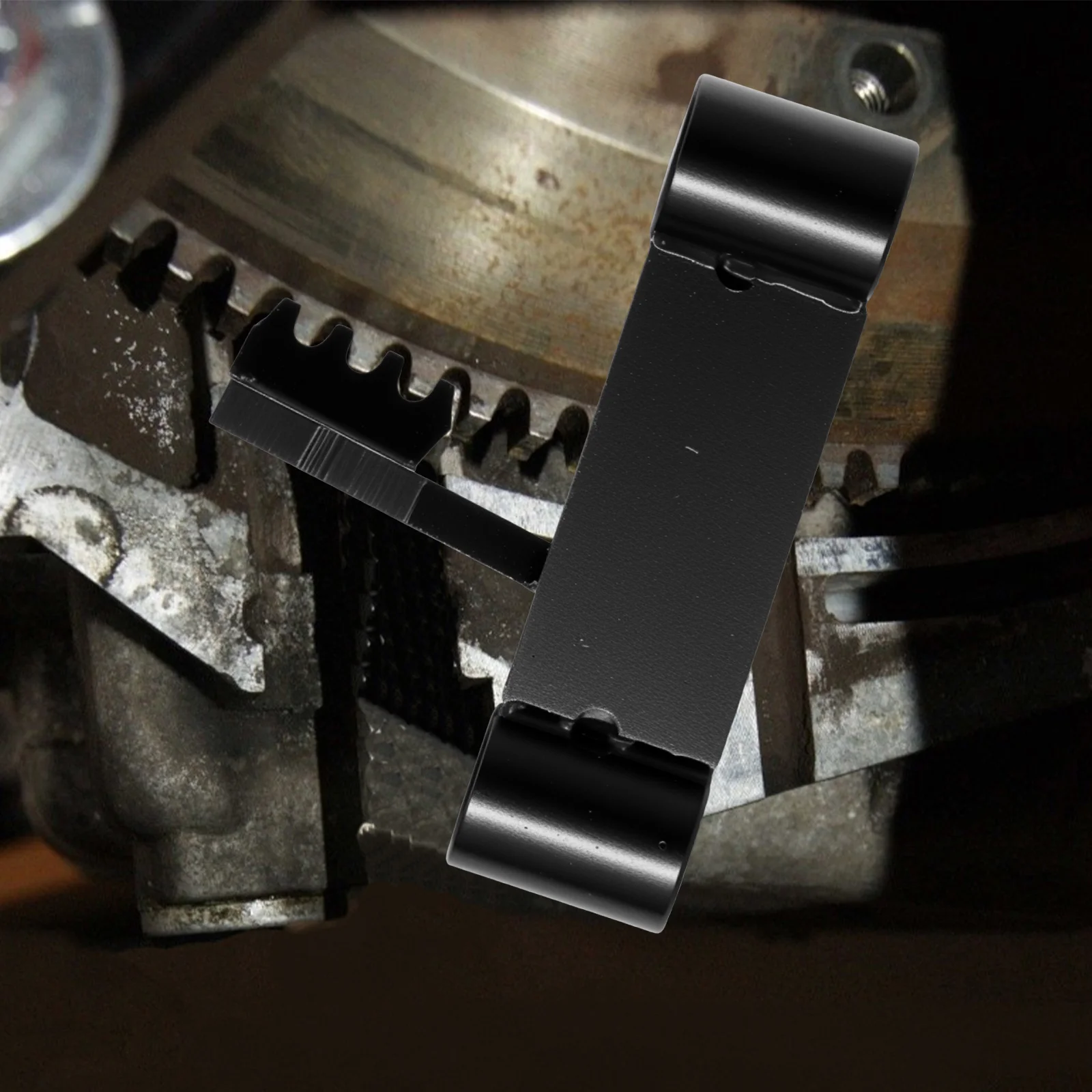 

LS Flywheel Holding Locking Tool Iron LS Engine Flywheel Locking Tool with 2 Pcs Proper Length Grade 8.8 Bolts for Engine Care