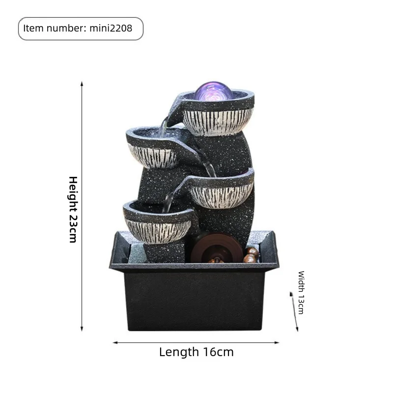 Feng Shui Wealth Fountain Decorative Item