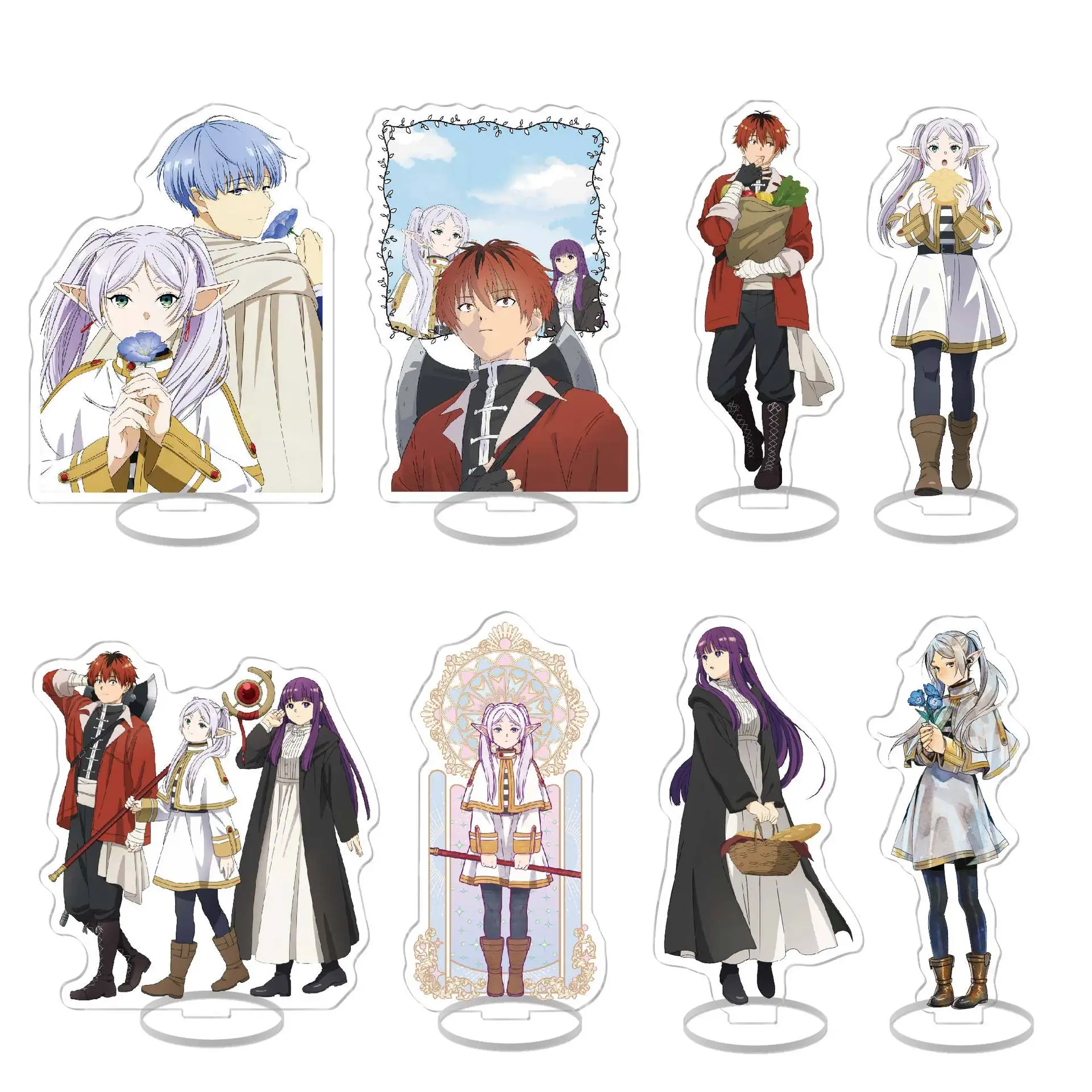 

Anime Frieren Acrylic Stand Model Plate Decoration Desk Figure Display Friends Students Gift Animation Products Cute Ornaments