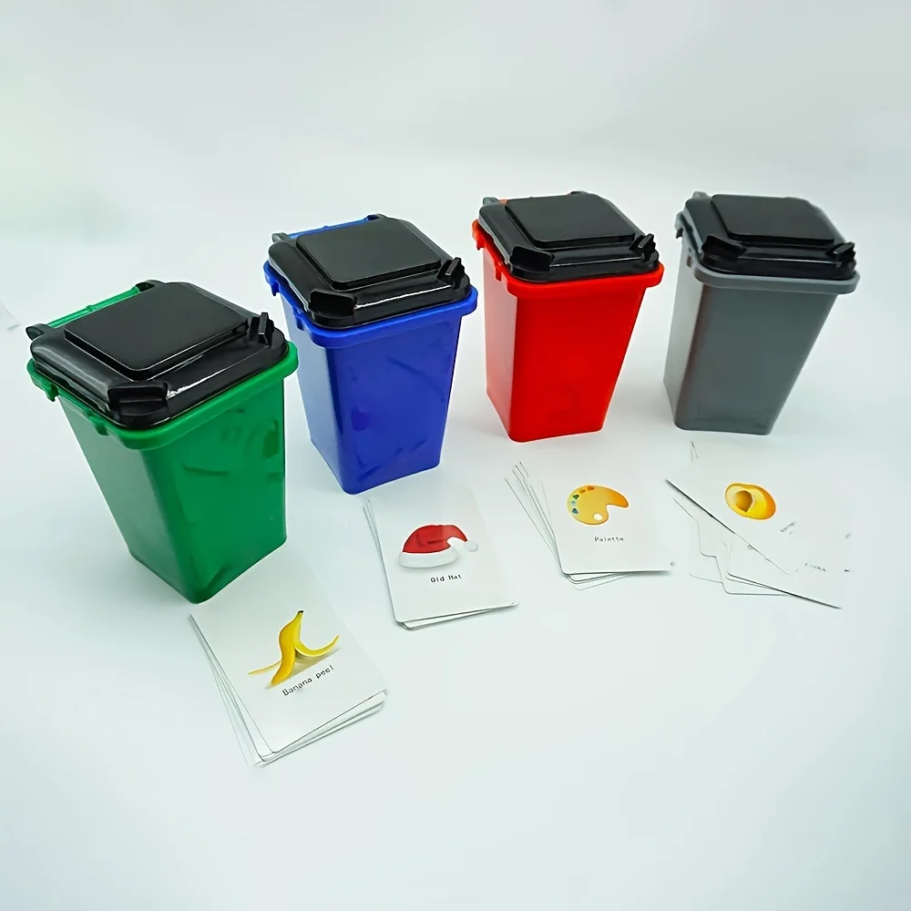 1pc Portable Mini Office Desk Trash Bin Pen Holder - Office Supplies Storage view 4