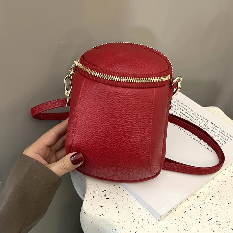 2022 genuine leather Women\'s Luxury Handbag One Shoulder Mobile Phone Bag Women\'s Messenger Bag NEW MINI Cross Body Bag