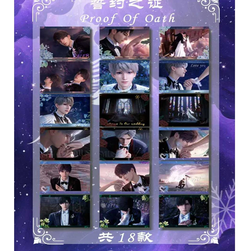 Originele Liefde En Deepspace Collectie Kaarten 6.3*8.8 cm Knappe Anime Verschillende Stijlen Game Karakters Game Kaarten Fans Gift