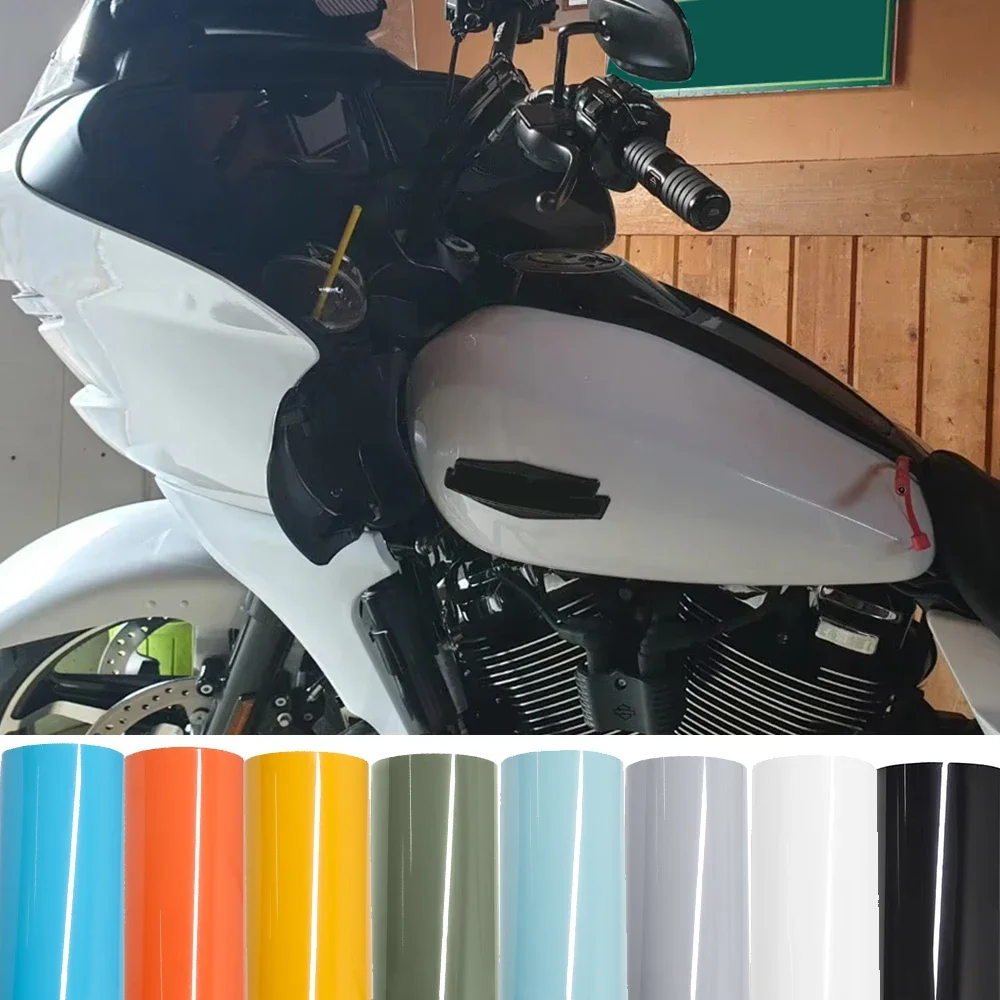 Car Colors Change Wrap Vinyl Film Vehicles Glossy Modified Cover Auto Partial Body Vehicles Motorcycles Stickers Accessories