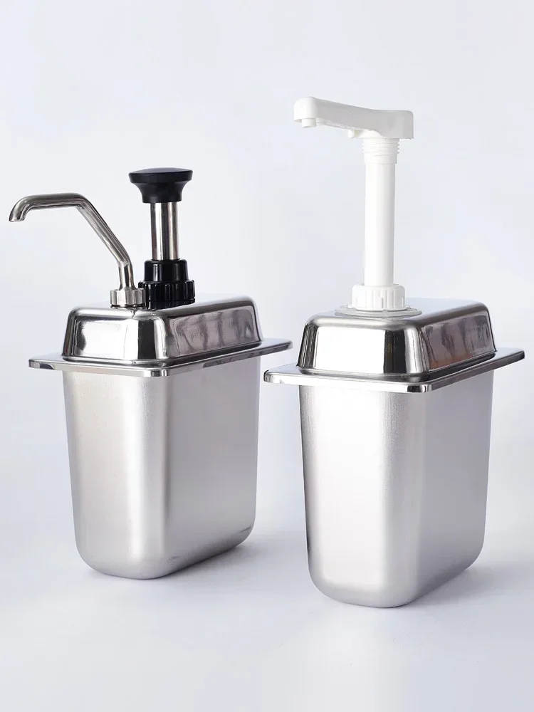 

Syrup fructose squeeze bottle, hand pressed plastic sugar press bottle, sauce press pump, squeeze bottle, milk tea shop