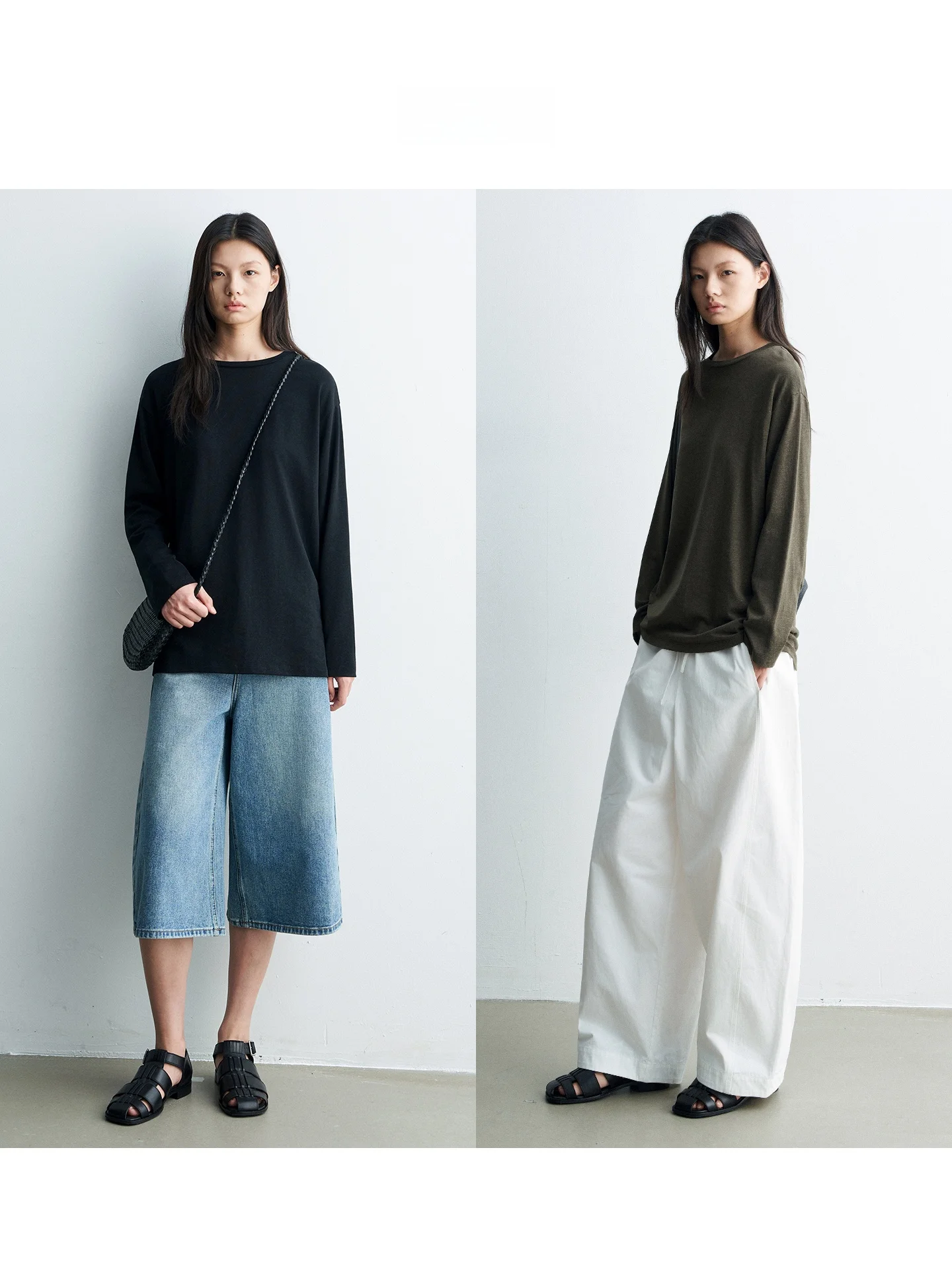 

Женская трикотажная футболка свободного кроя Ne из смеси льна Long Sve Moisture ng Color Commute Sle LT738