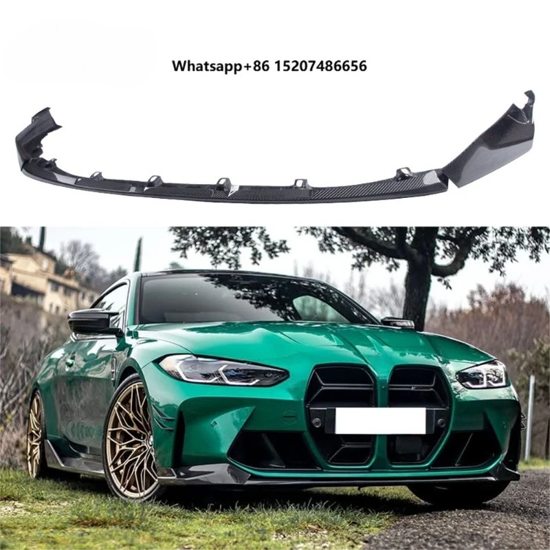 For M3 G80/M4 G82 MP Style Carbon Fiber Front Lip Front Bumper Front Shovel Accessory Kit 2020-2026