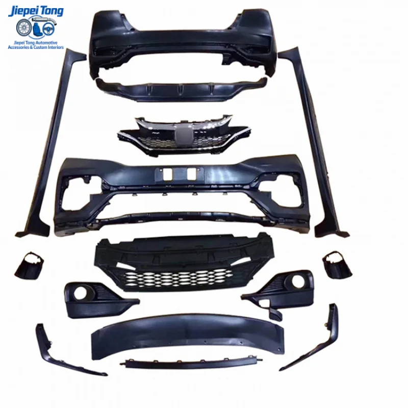 

Suitable for 2014-2018 Honda Fit Modified Japanese Version Full Body Kit Front Rear Bumper Side Skirts Modification Upgra