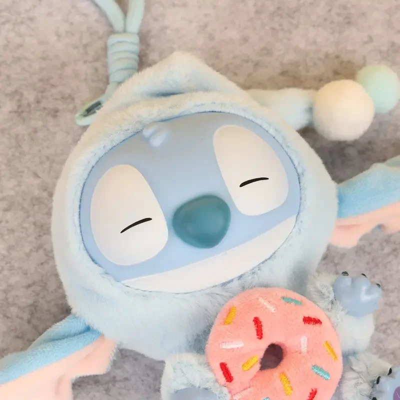 Miniso Stitch Blind Box: Figura de vinil 'Sleepy Bite', brinquedos alienígenos fofos, presente surpresa colecionável aleatório