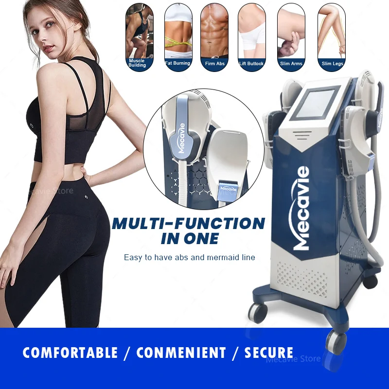 RF Slimming Machine 2 Handles 4 Handles 5 Handles Body Fat Burn Muscle Trainer Gym Home Use Weight Loss Beauty Device 2025 New