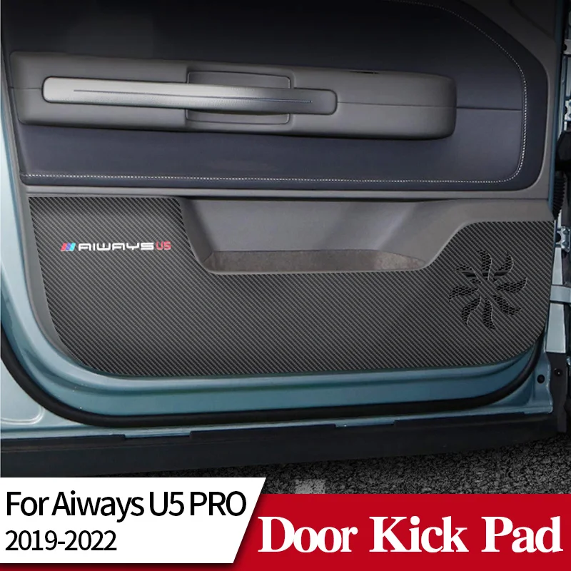 Противоударный защитный коврик для автомобильной двери для Aiways U5 PRO 2019-2022, полиуретановые водонепроницаемые декоративные наклейки против повреждений, аксессуары
