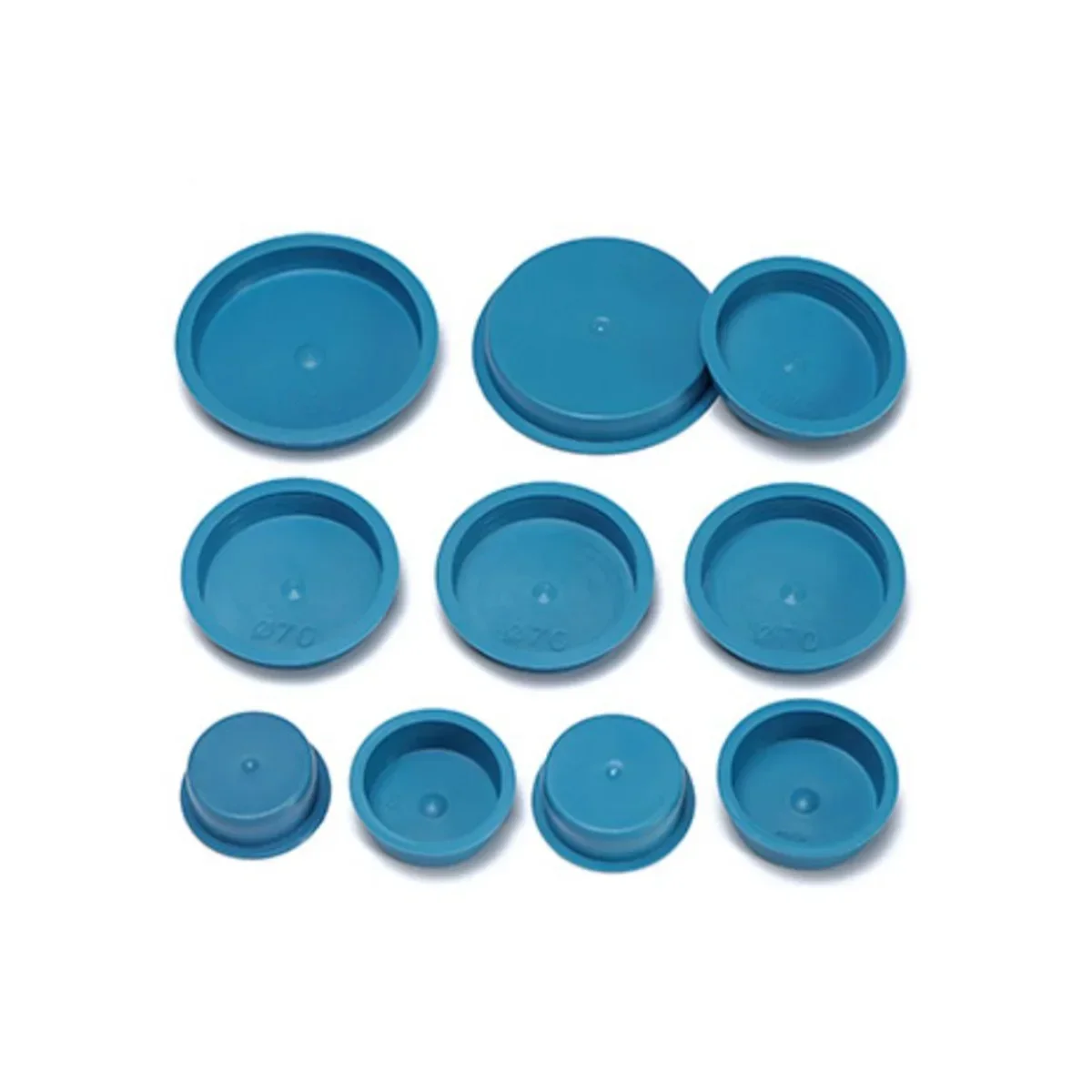 

PE Plastic Blue Plug Round Pipe Seamless Hole Plug Dust Protection Cap Flower Pot Base