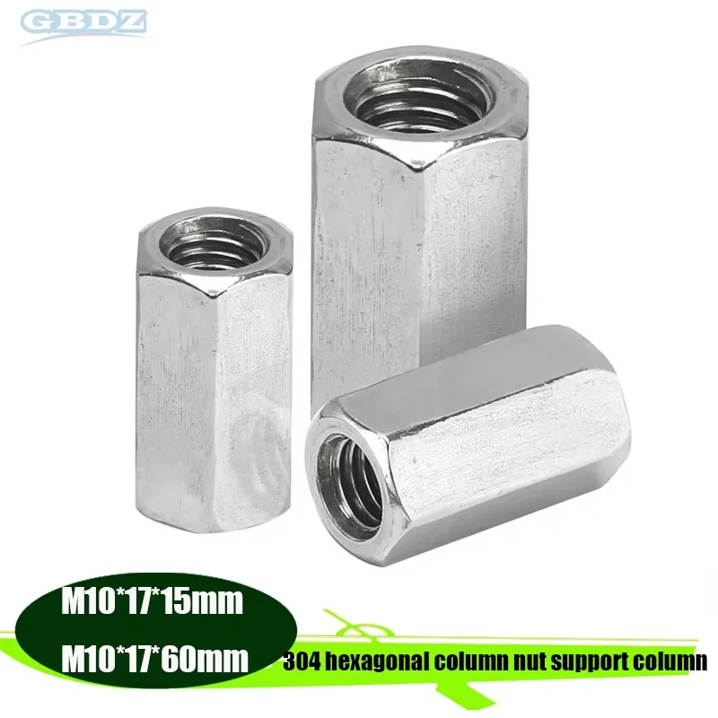 Perno Hexagonal de acero inoxidable 304, caja de terminales doble, soporte de placa base, Hardware resistente a la corrosión M10