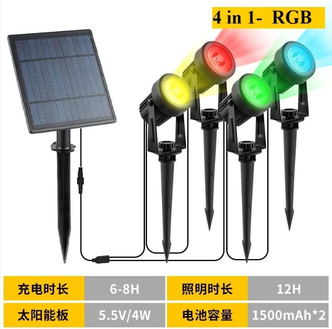 

Solar Spotlight Outdoor Garden Wall Lamp for Street Decor IP65 Waterproof LED Garden Light Outdoor Lawn Lamp