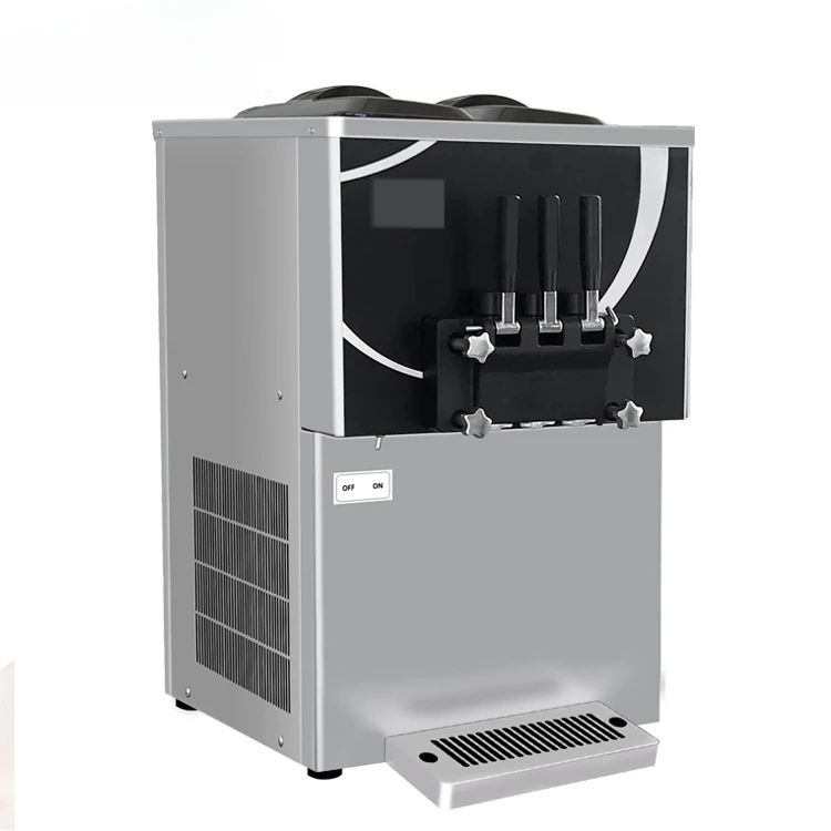 Three flavor soft ice cream machine soft serve ice cream making machine factory price