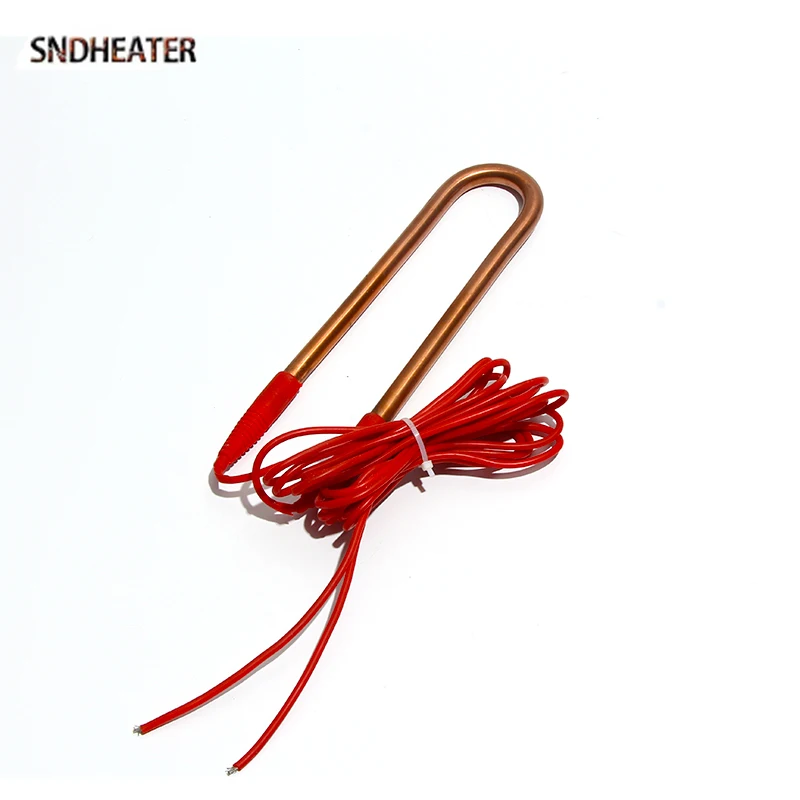 

SNDHEATER 2 кВт медный элемент водонагревателя 220 В электрический котел U-образной формы водонепроницаемый с вилкой для бассейна 280 мм