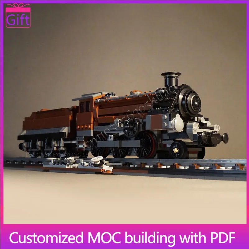 

1155 PCS MOC Hot Selling City Transportation Exquisite Small Train Custom Puzzle Bricks Creative Assembly Kids Puzzle Xmas Gifts