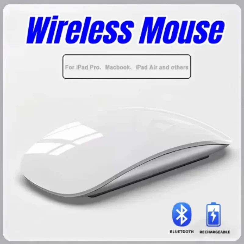 New Wireless Bluetooth Magic Computer Mouse Rechargeable Tou