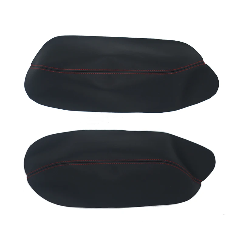 2pcs Back Covers For VW Golf 4 MK4 Jetta 99-2005 ONLY 3 DOORS Car Microfiber Leather Door Armrest Panel Cover Protective Trim
