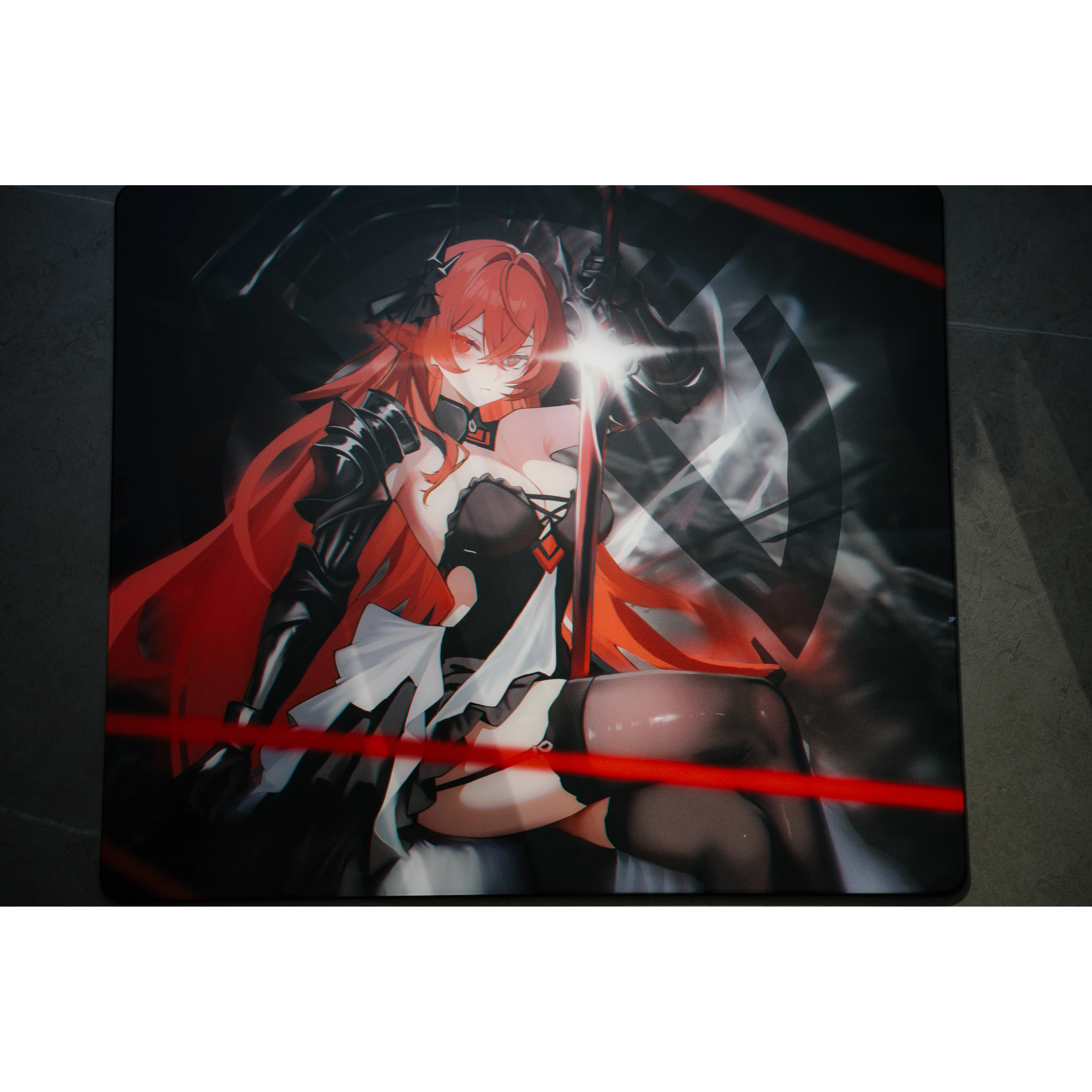 xxn Hong Glass Mousepad Micro Etching Smooth Speed FPS Mouse Pad Covering Primer For TTK APEX CSGO Pc Accessories Gifts