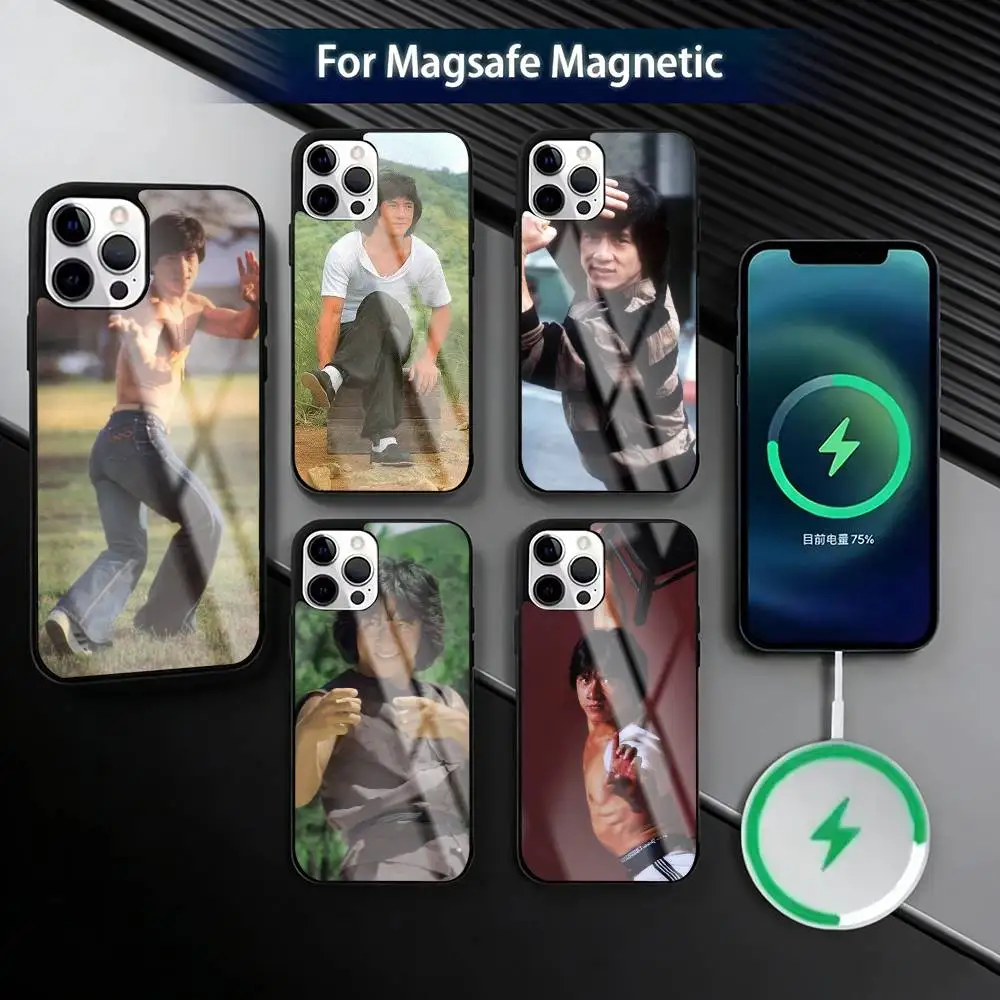 

Kung Fu Star J-Jackie C-Chan Phone Case For iPhone17,16,15,14,13,12,11 Plus,Pro Magnetic For Magsafe Wireless Charging