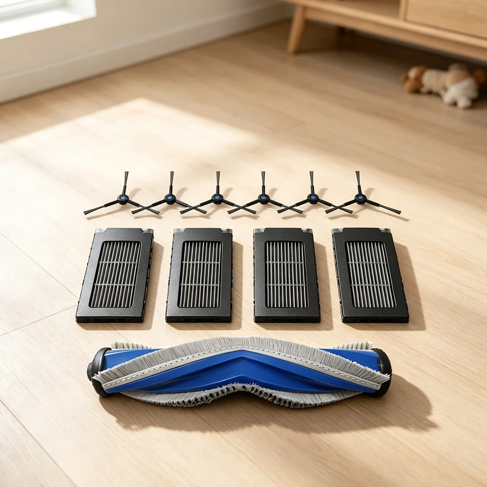 Main Side Brush Filter Kit Replacement Parts For Spotless For BCRDW3B Robot Vacuum Cleaner Accessories Easy To Install