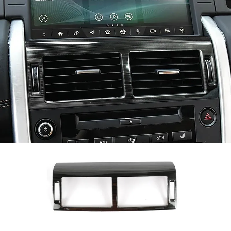 

Stainless Steel Sticker Car Accessories Console Air Conditioner Outlet Panel Frame Trim For Land Rover Discovery Sport 2015-2018