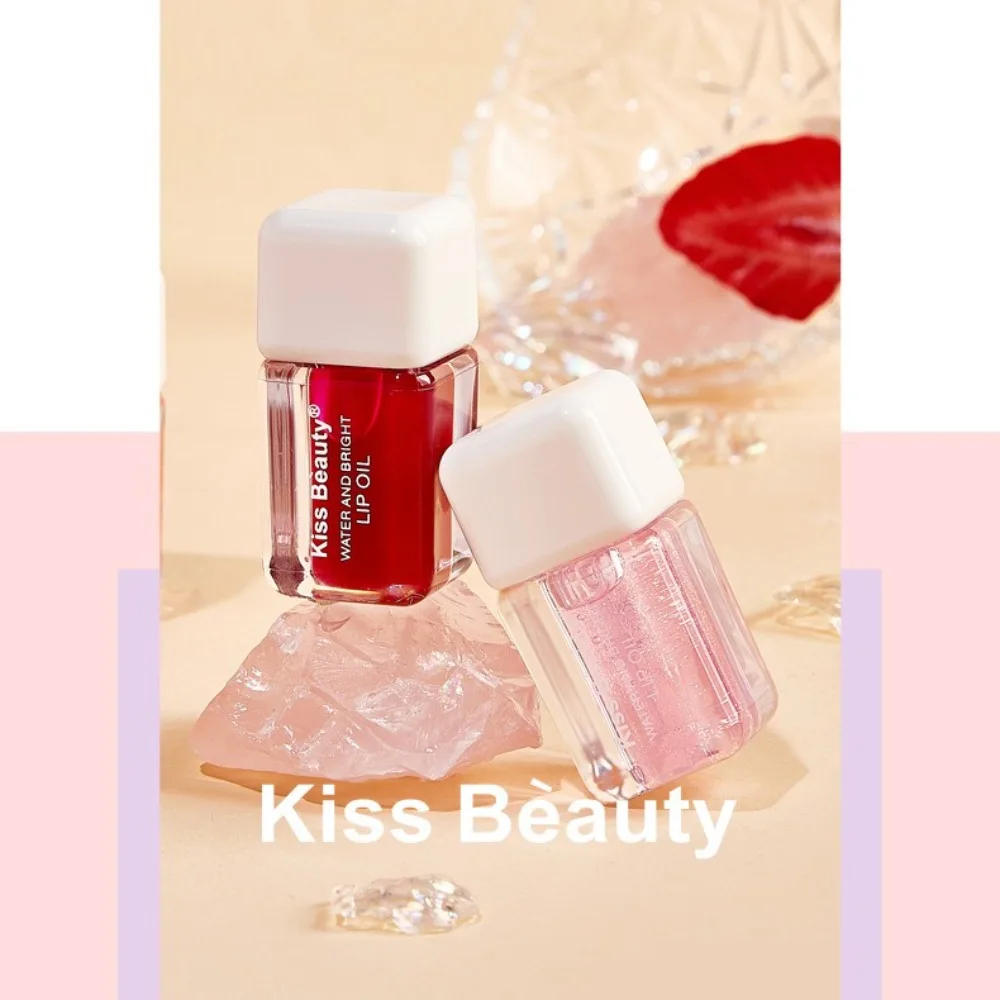 Wasser Licht Lippen öl Lippen praller pflegende nicht klebrige Tasse Lippen glasur Kristall glänzend Perl glanz Spiegel Lip gloss Lippen pflege