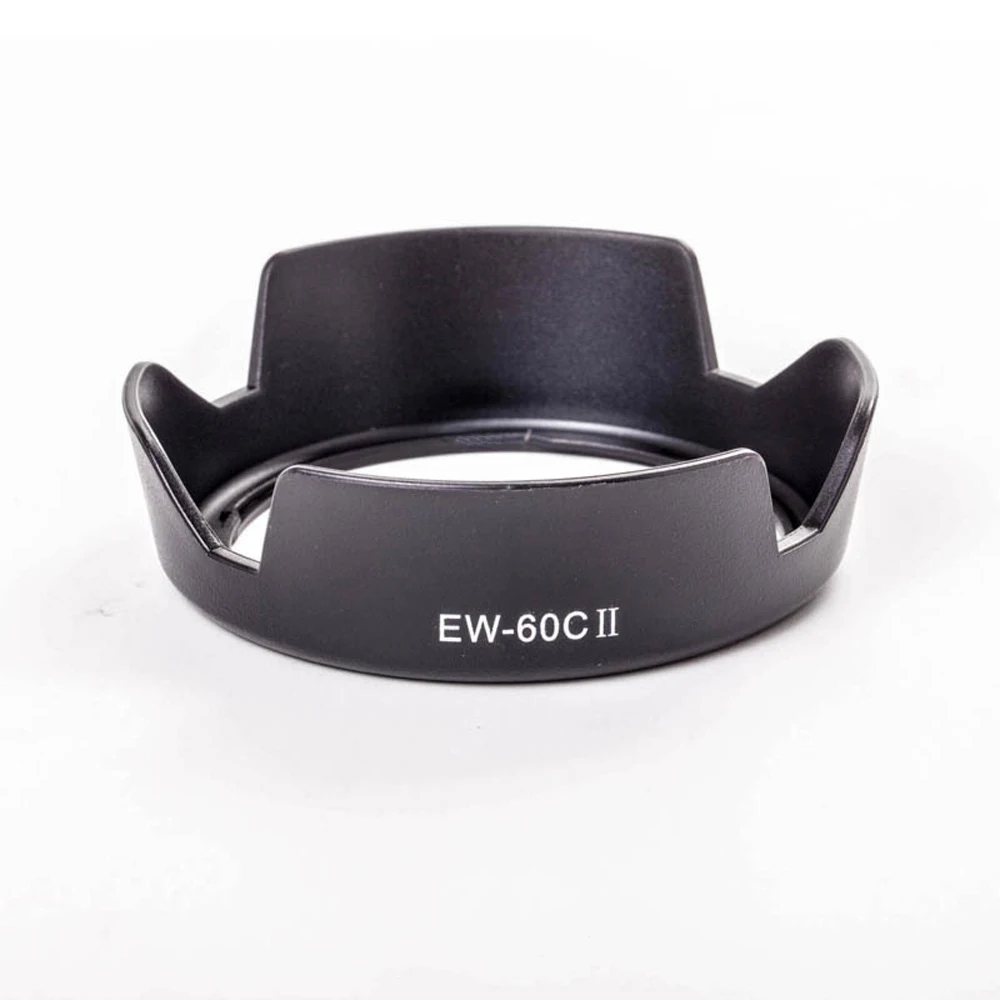 LinGo EW-60C II Bayonet Mount Lens Hood For Canon 500D 600D 450D 550D EF-S 18-55mm f/3.5-5.6 28-90mm 28-80mm,Camera Accessories