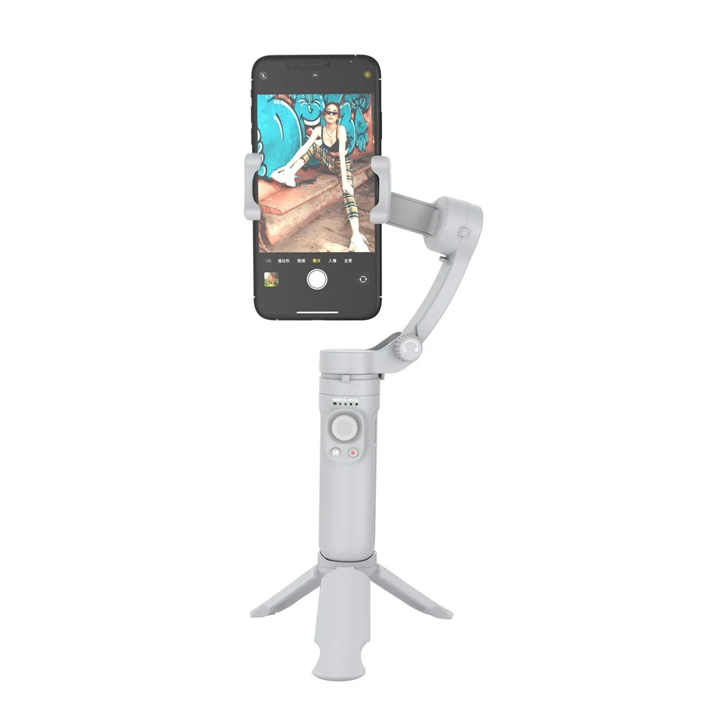 

Foldable 3-Axis Gimbal Handheld Stabilizer, Selfie Stick Vlog Anti-Shake StabilizeCellPhone Video Recorder,for iPhone Android