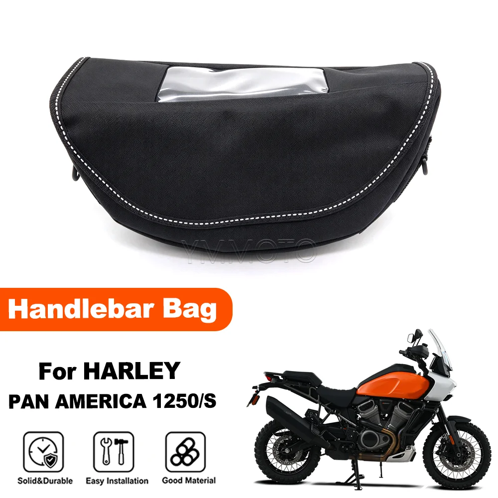 For HARLEY PAN AMERICA 1250 S PA 1250S PA1250 RA1250 S Motorcycle Waterproof Handlebar Bag Travel Storage Tool Navigation Bag