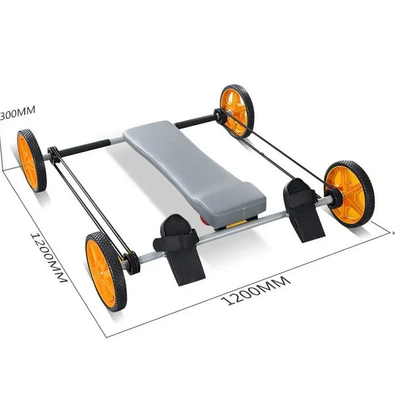 J5 Breaststroke Exercise Bike with Four-Wheel Rebound: Works core muscles, tones the buttocks, legs, and abs.