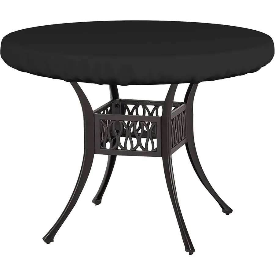 

Round Table Top Cover, 12 Oz Waterproof UV amp Weather Resistant Patio Table Cover, Outdoor Table Cover for Patio Outdoor Furnit