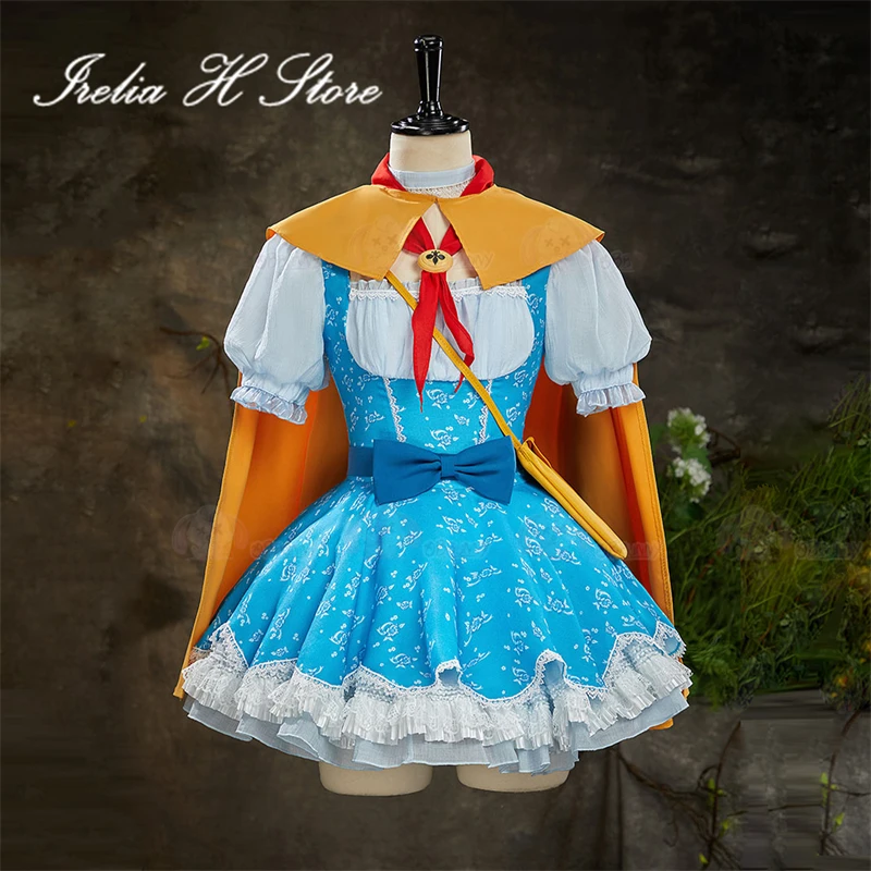 

Irelia H Stranger Season 5 Holly Cosplay Costume Women Dress summer lolita blue