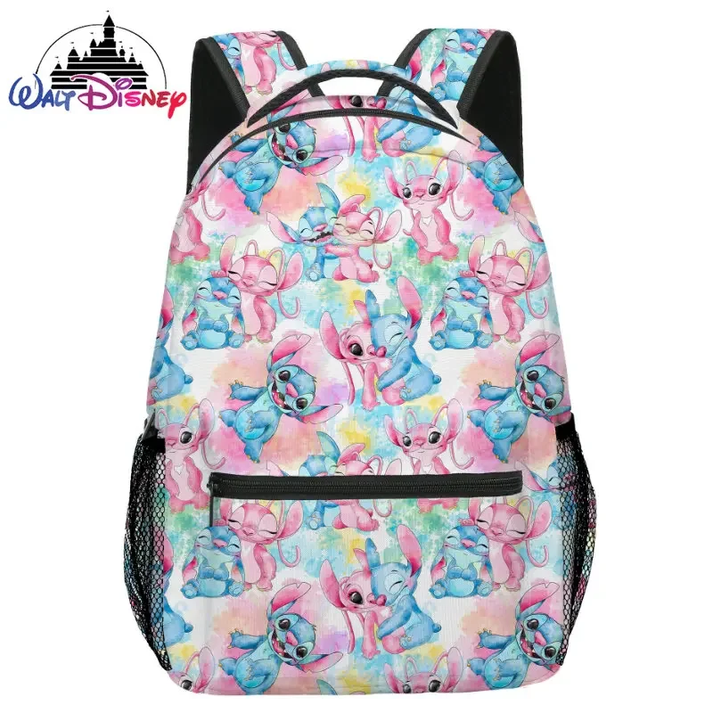 

Disney Stitch New Children's Backpack Cartoon Cute Children's Schoolbag Large Capacity High Quality Fashion Girls' Backpack